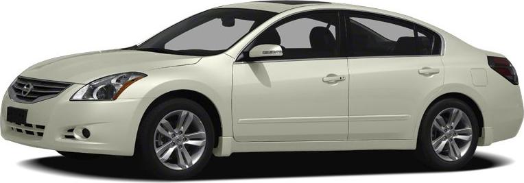 Side profile of a mid-size sedan with alloy wheels and smooth body lines.