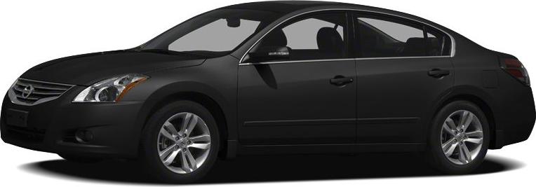 Side profile of a black four-door sedan with aerodynamic design
