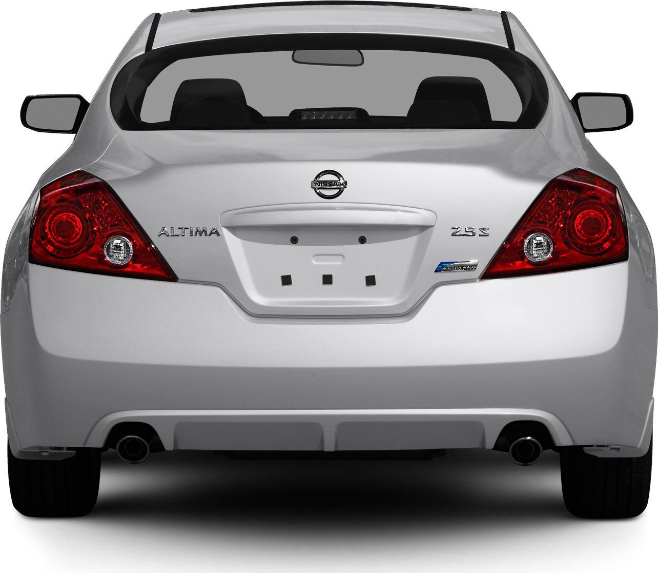 Rear view with prominent tail lights, badges, and dual exhausts.