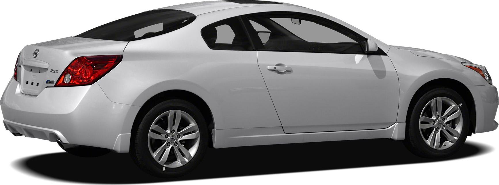 Side and rear view of a sleek coupe with alloy wheels