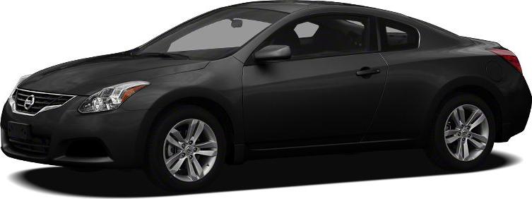 Sleek black 2-door coupe with alloy wheels and modern headlights