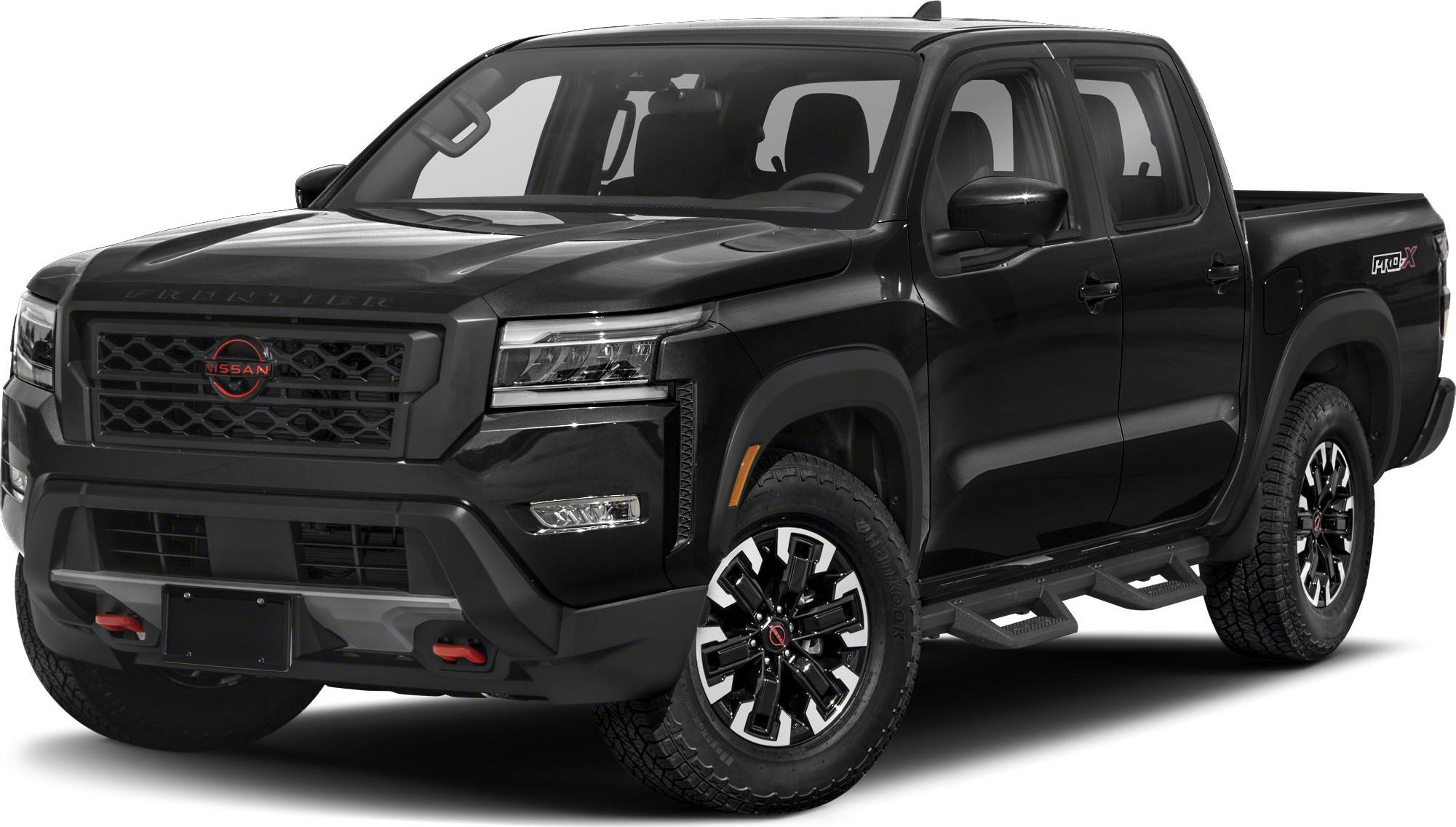 Front angled view with bold grille and off-road tires