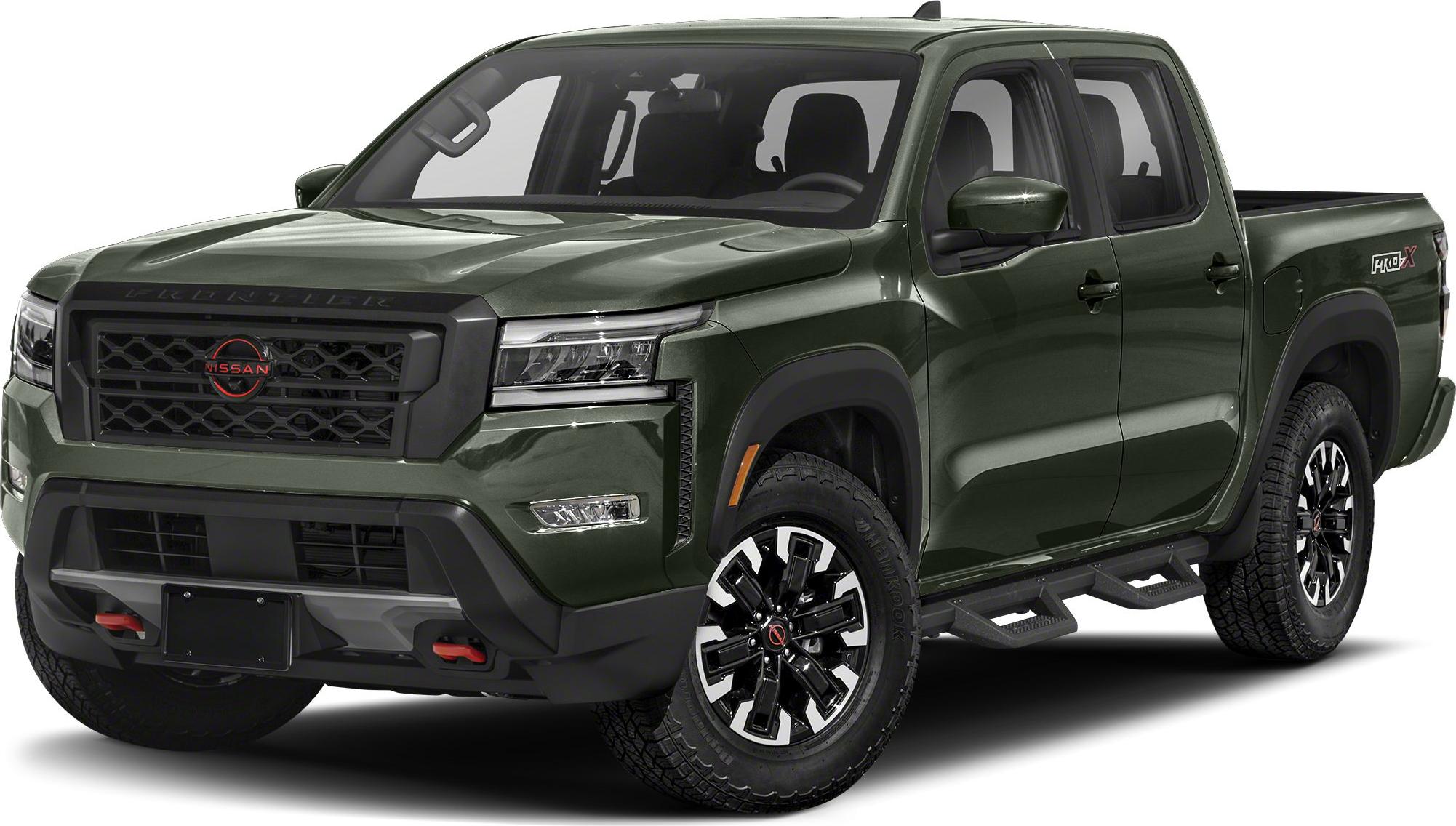 Rugged pickup with distinctive grille and off-road wheels