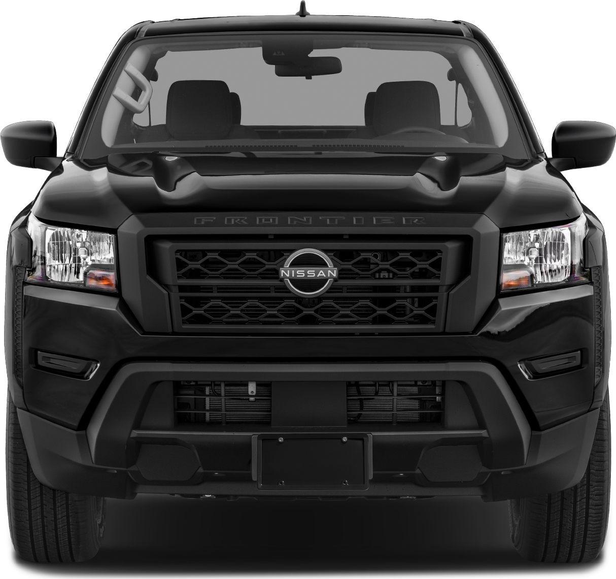 Front view with grille and headlights