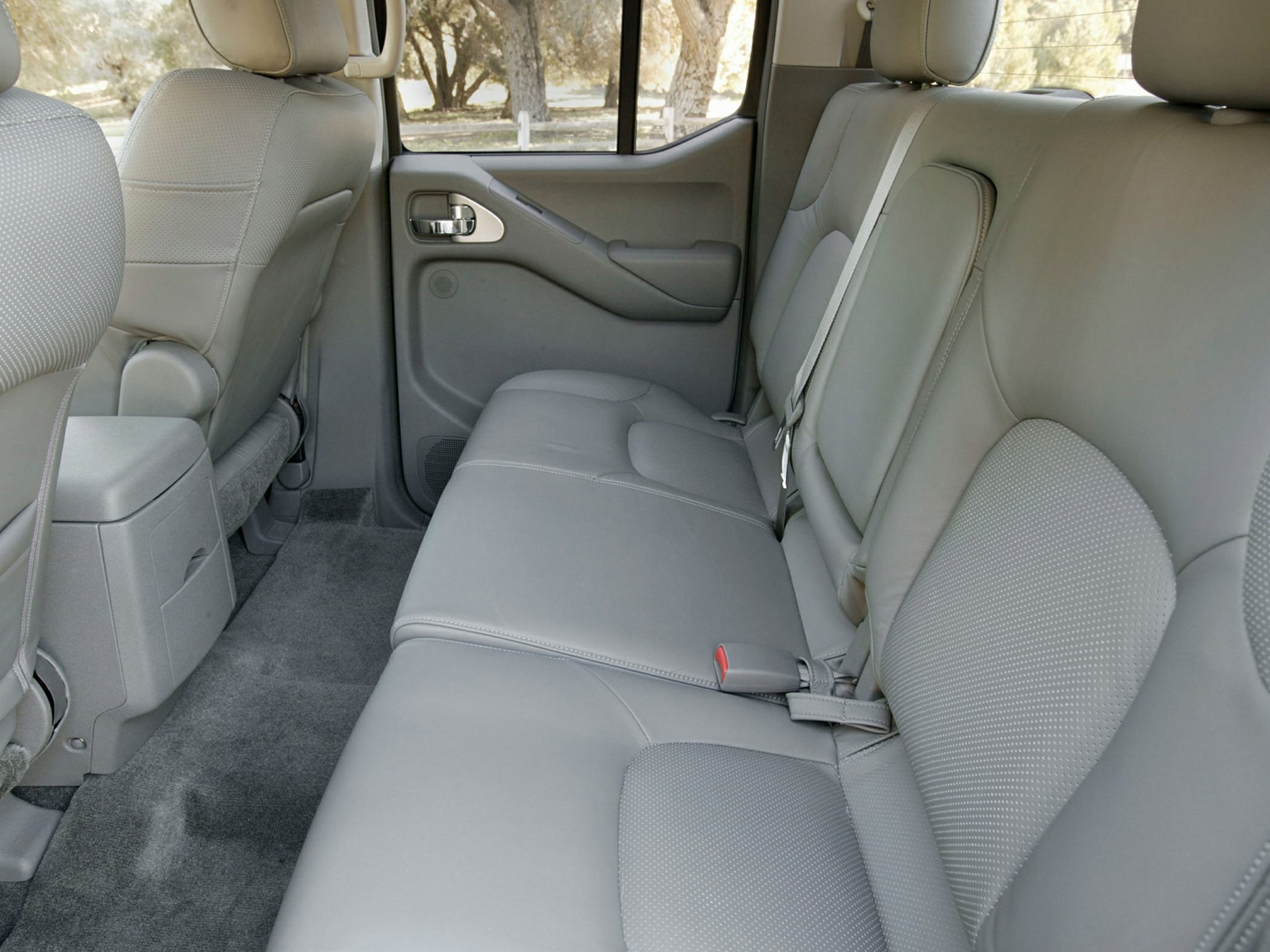 Spacious rear seats with premium upholstery and ample legroom