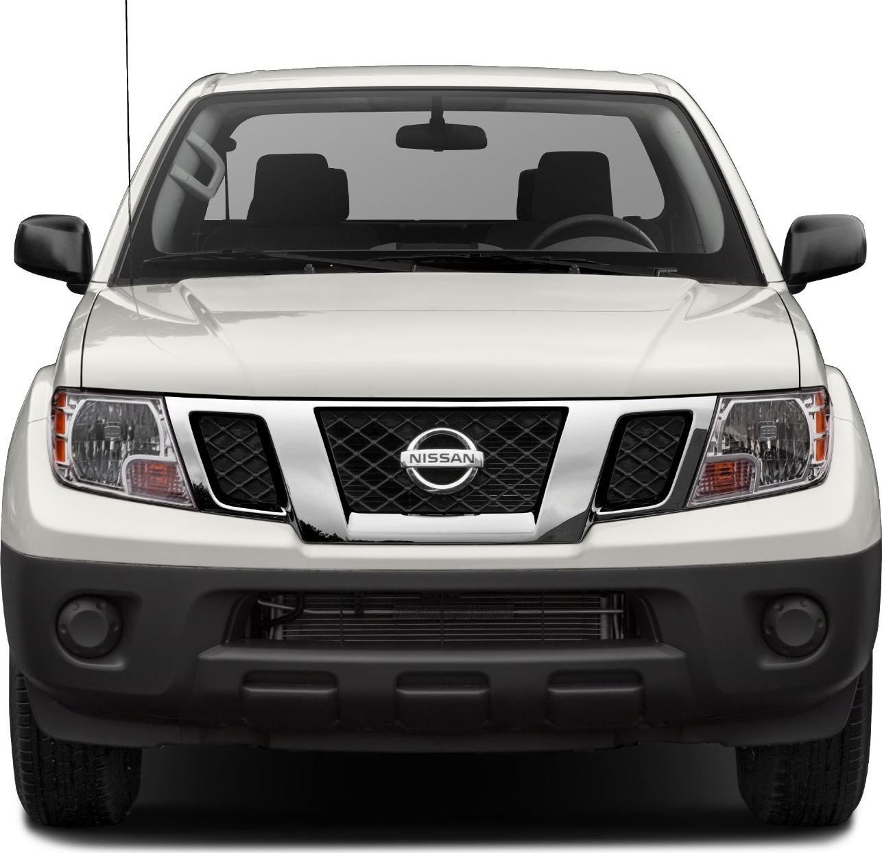 Front view featuring grille, headlights, and bumper of mid-size pickup