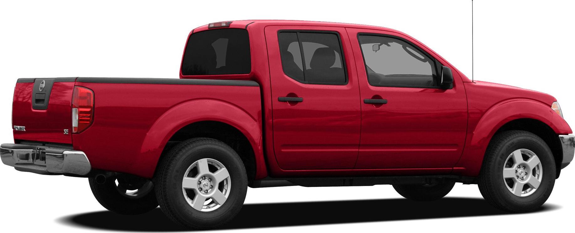 Side profile of a double cab pickup with extended cargo bed