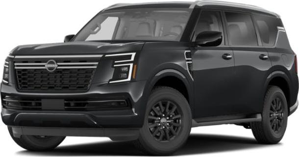 Full-size SUV with black grille and L-shaped LED headlights