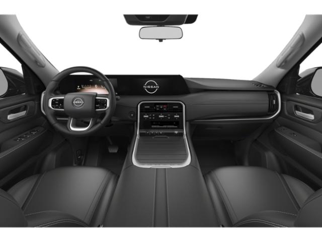 Modern SUV interior with digital dashboard and multifunction steering wheel