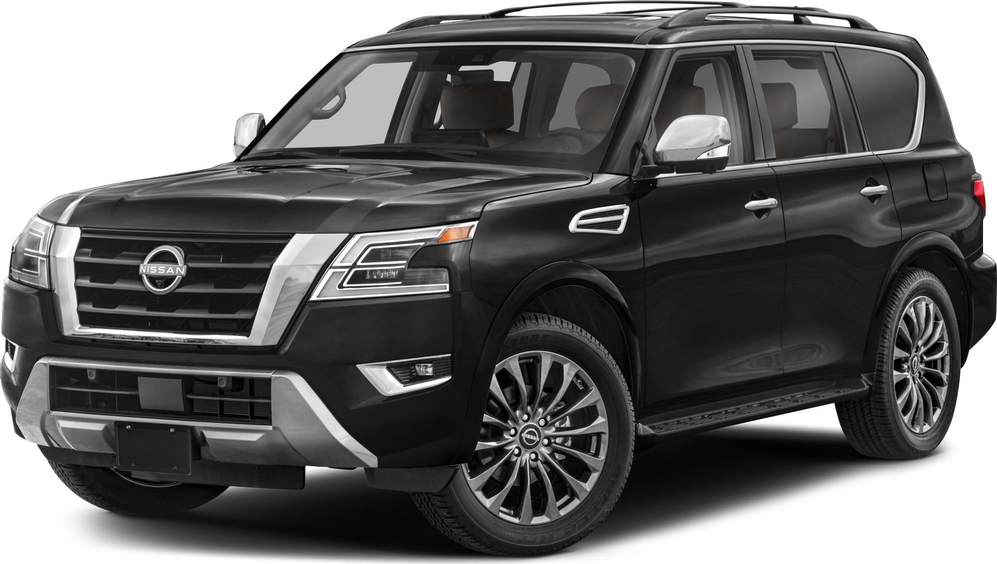 Front view showing LED headlights and bold grille design.