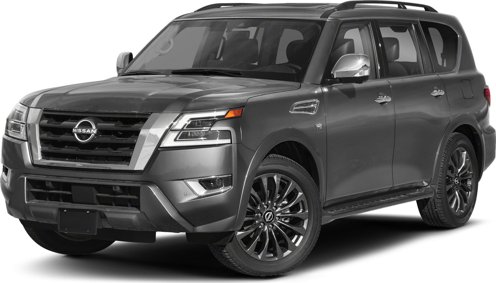 Front grille and LED headlights on large luxury SUV