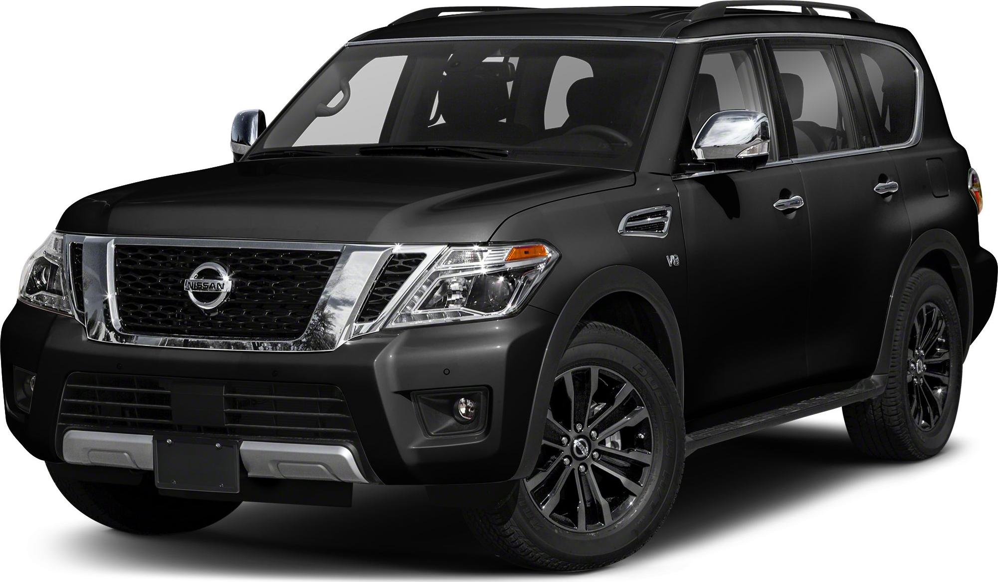 Front three-quarter view of SUV with chrome grille and black alloy wheels