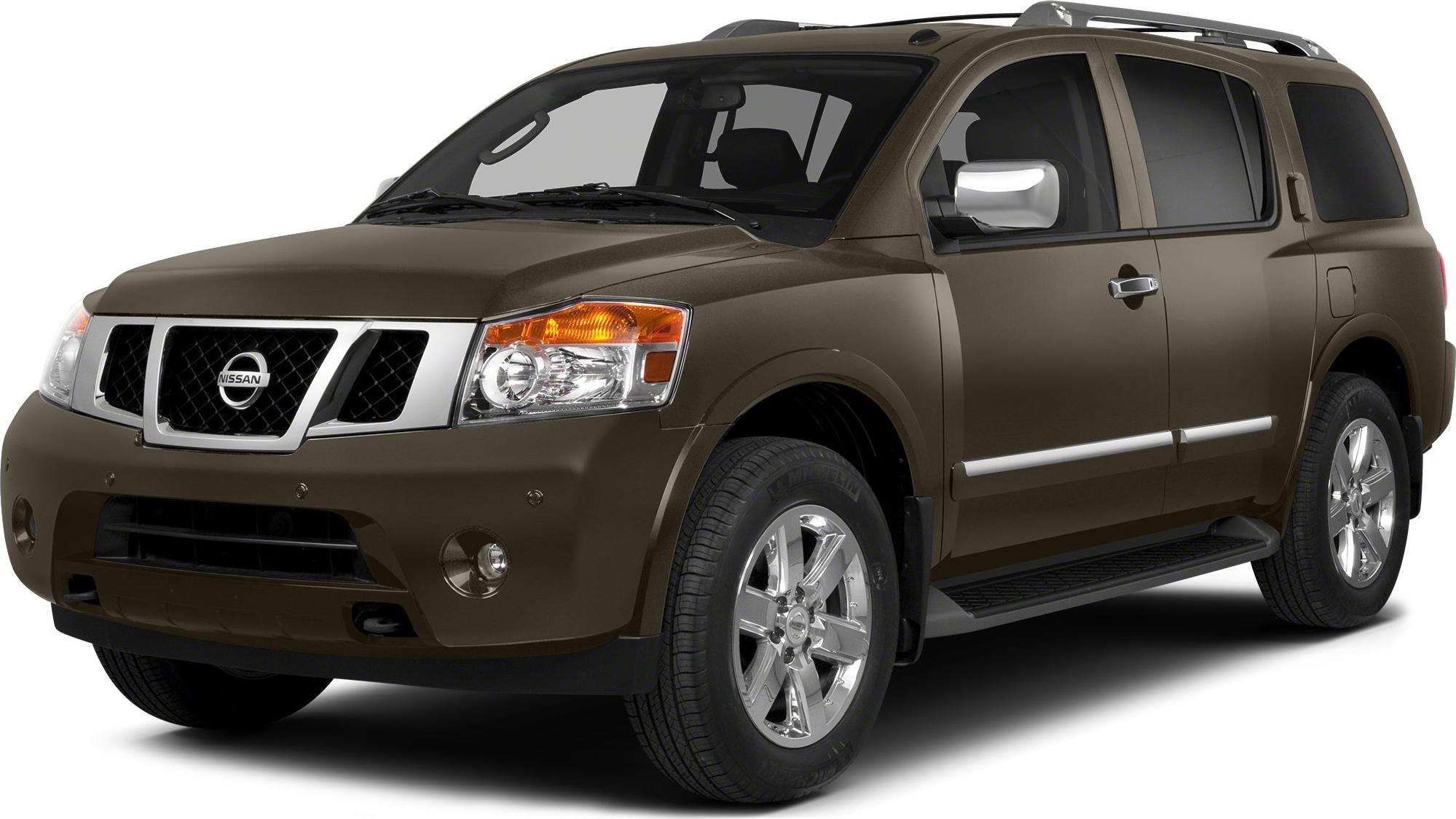 SUV front and side view with chrome grille and roof rack