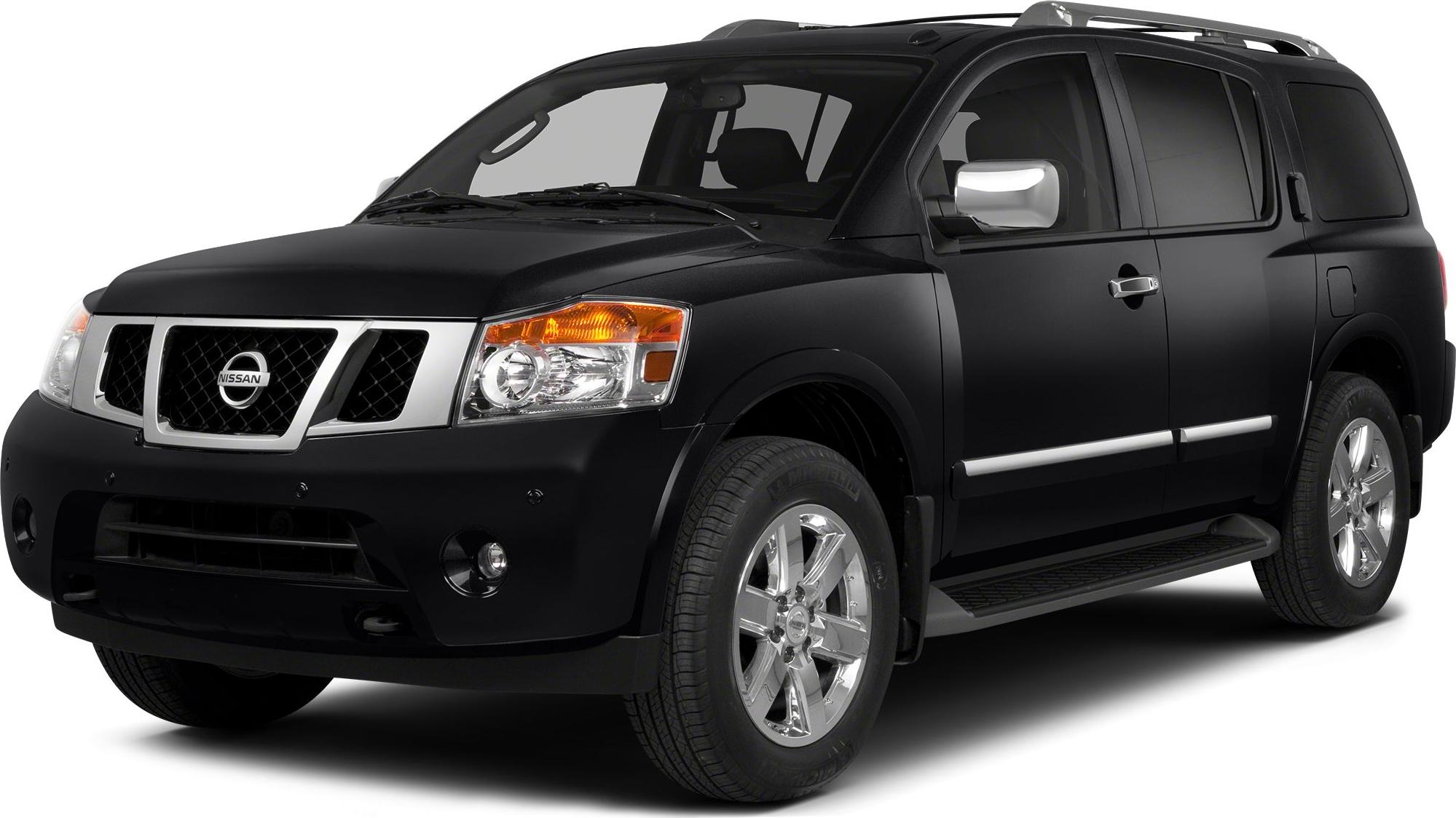 Front-side view of a black SUV with chrome grille and alloy wheels