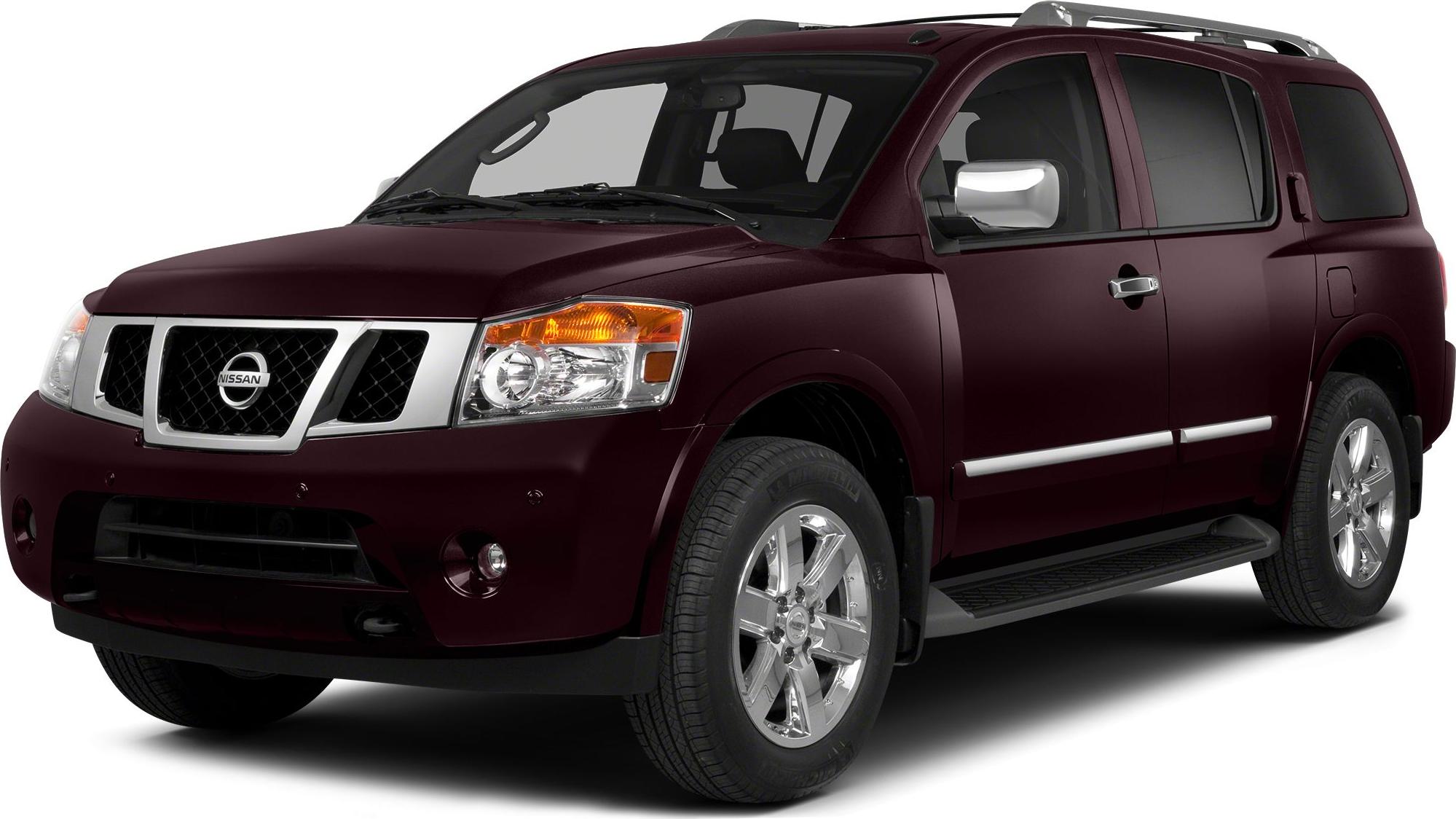 Front and side view of large SUV with chrome grille and alloy wheels