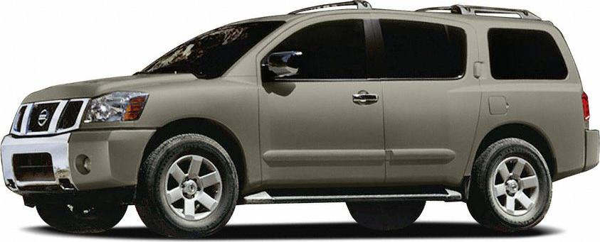 Full side profile of a large SUV with tinted windows and five-spoke wheels