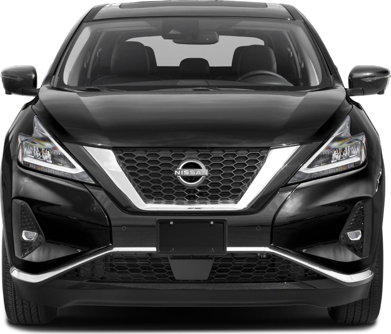 Front view with V-Motion grille and angular modern headlights