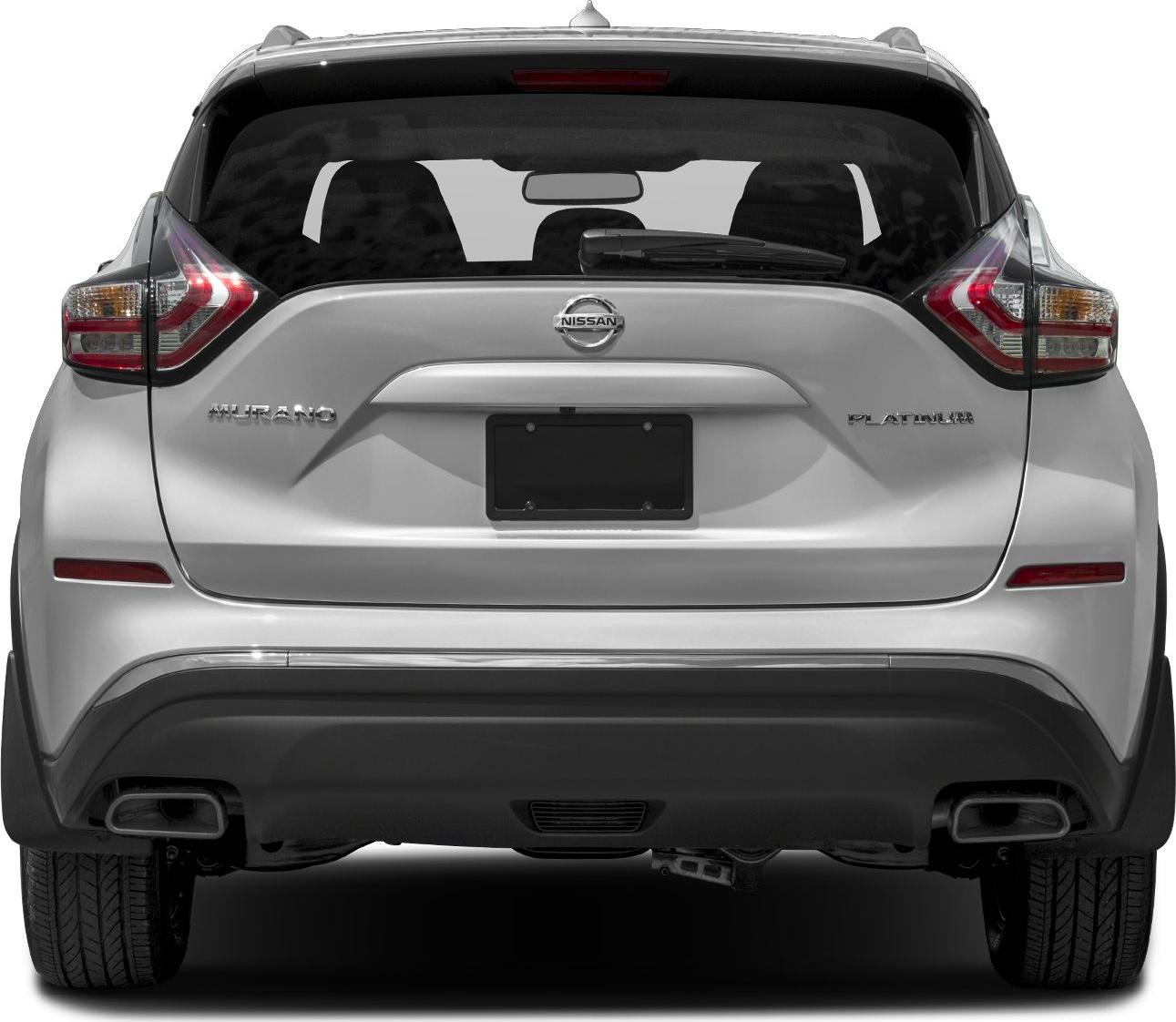 Rear view of SUV featuring distinct taillights and rear hatch design