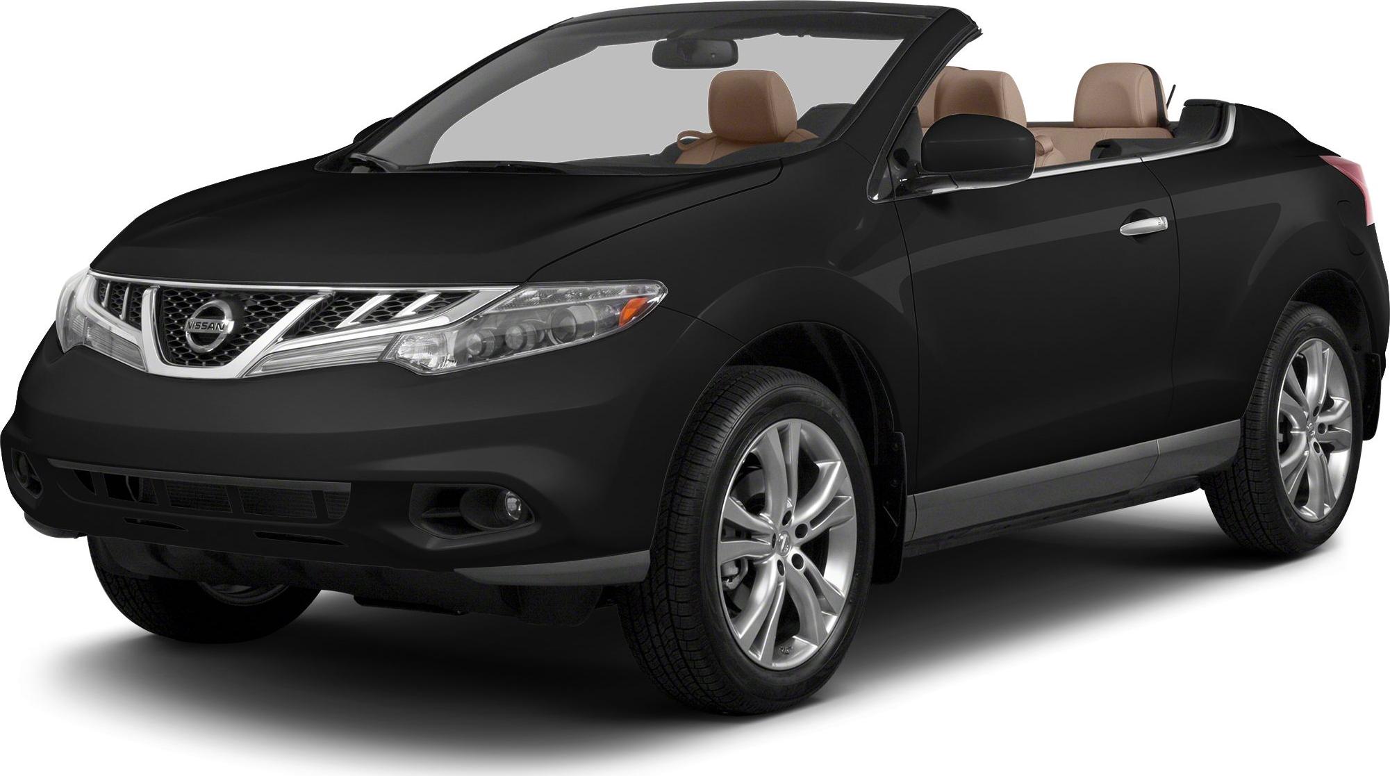 Convertible SUV with open roof, leather seats, alloy wheels, and sleek black exterior
