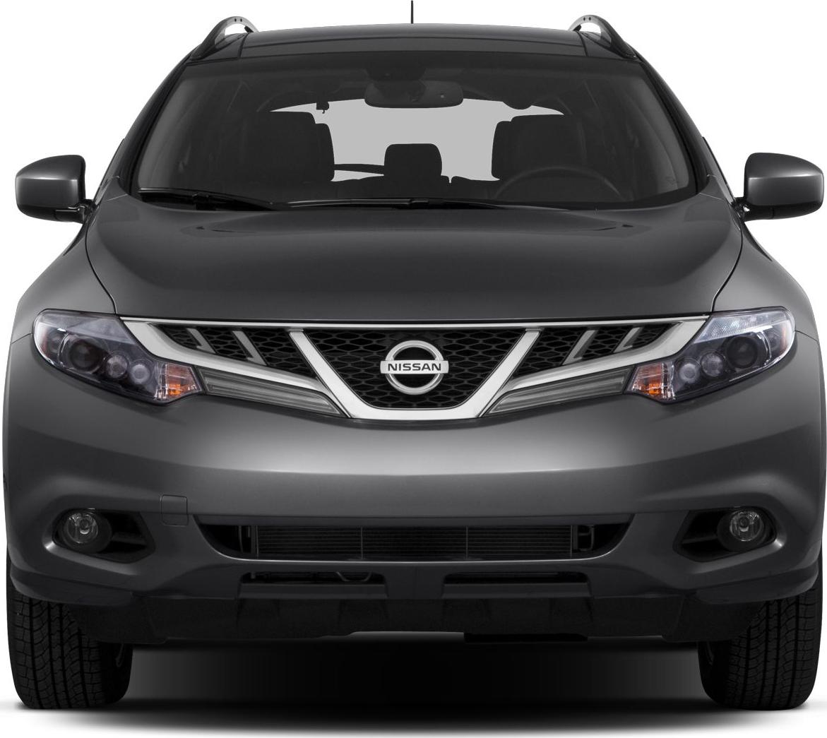 Front view of SUV with detailed grille and headlights