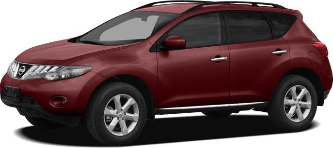Side profile view of a deep red SUV with alloy wheels