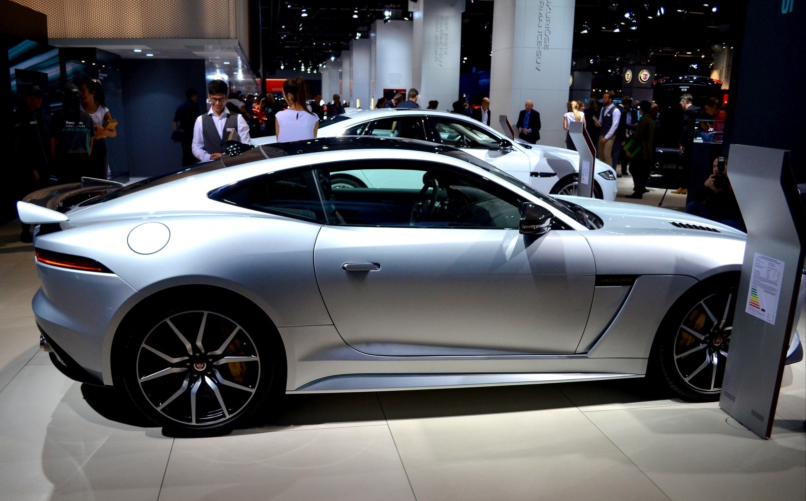 Side profile and alloy wheels of a sleek sports coupe