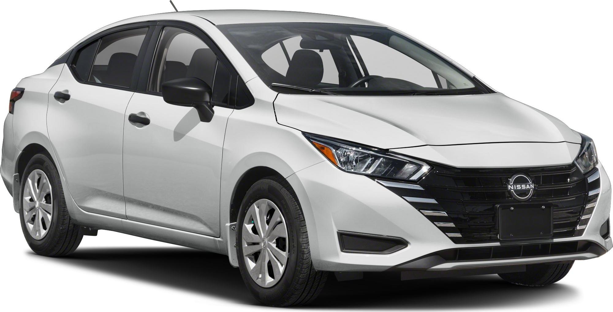 Front side view with updated headlights and black grille