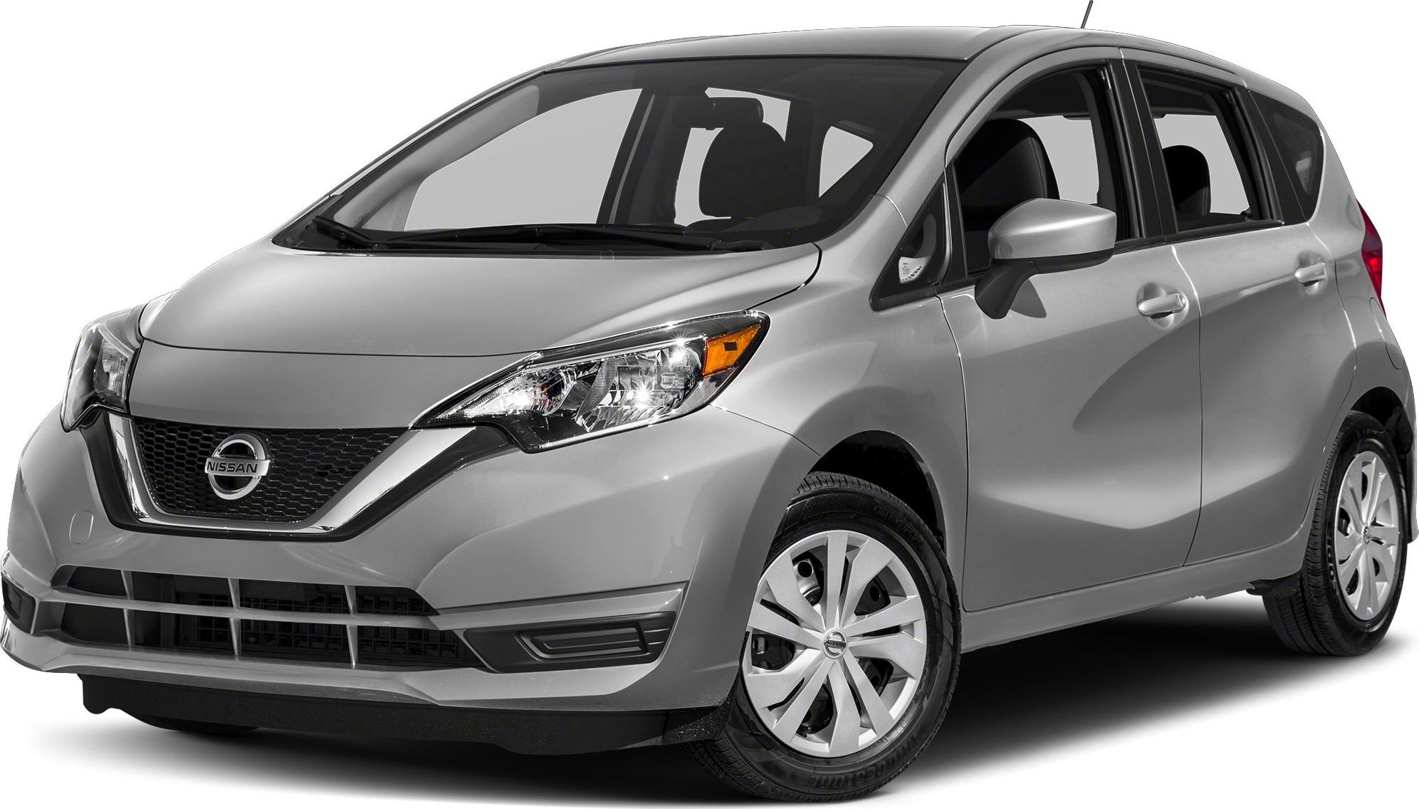 Silver hatchback with updated headlights and grille front three-quarter view