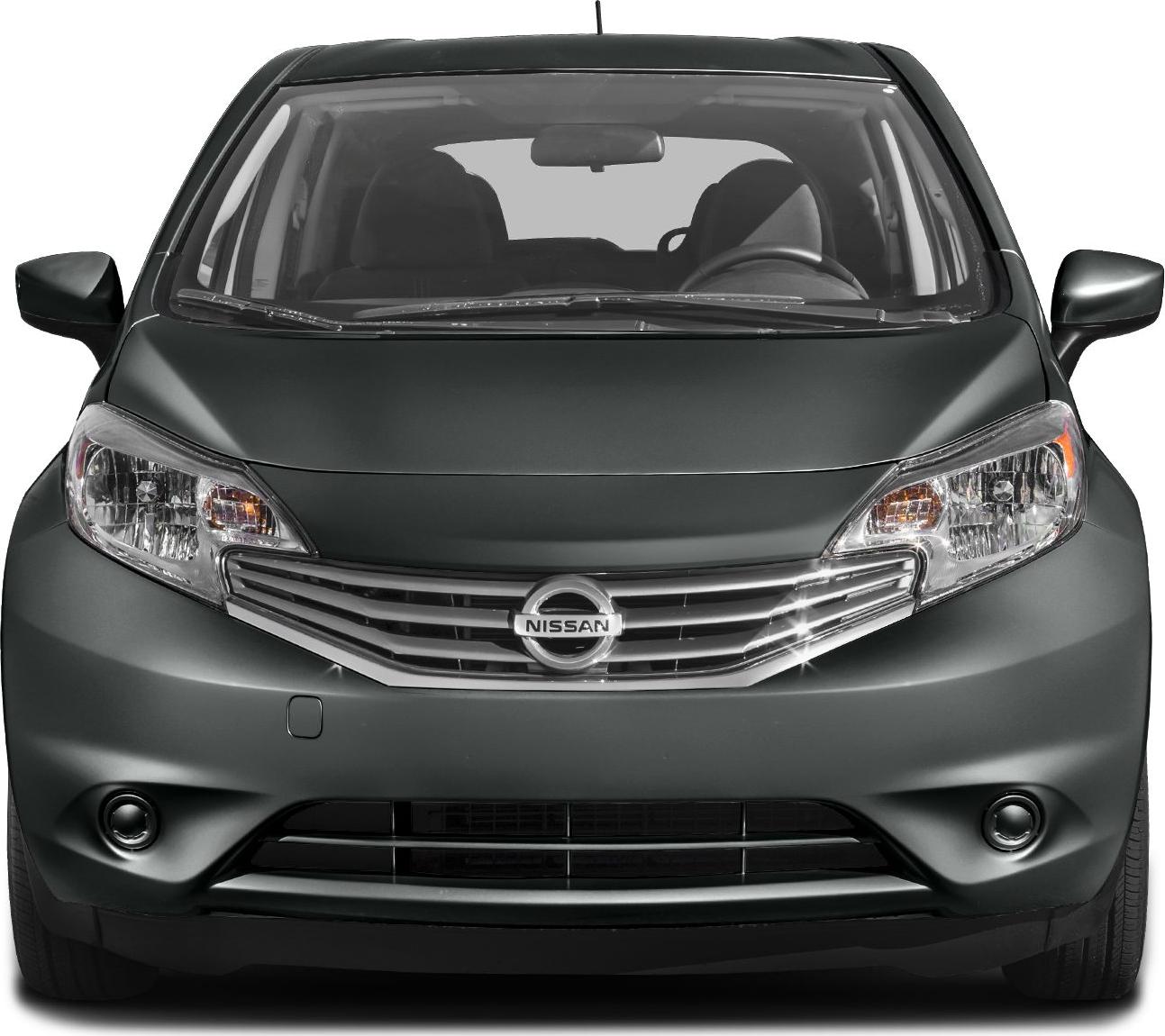 Front grille and headlight view of compact hatchback