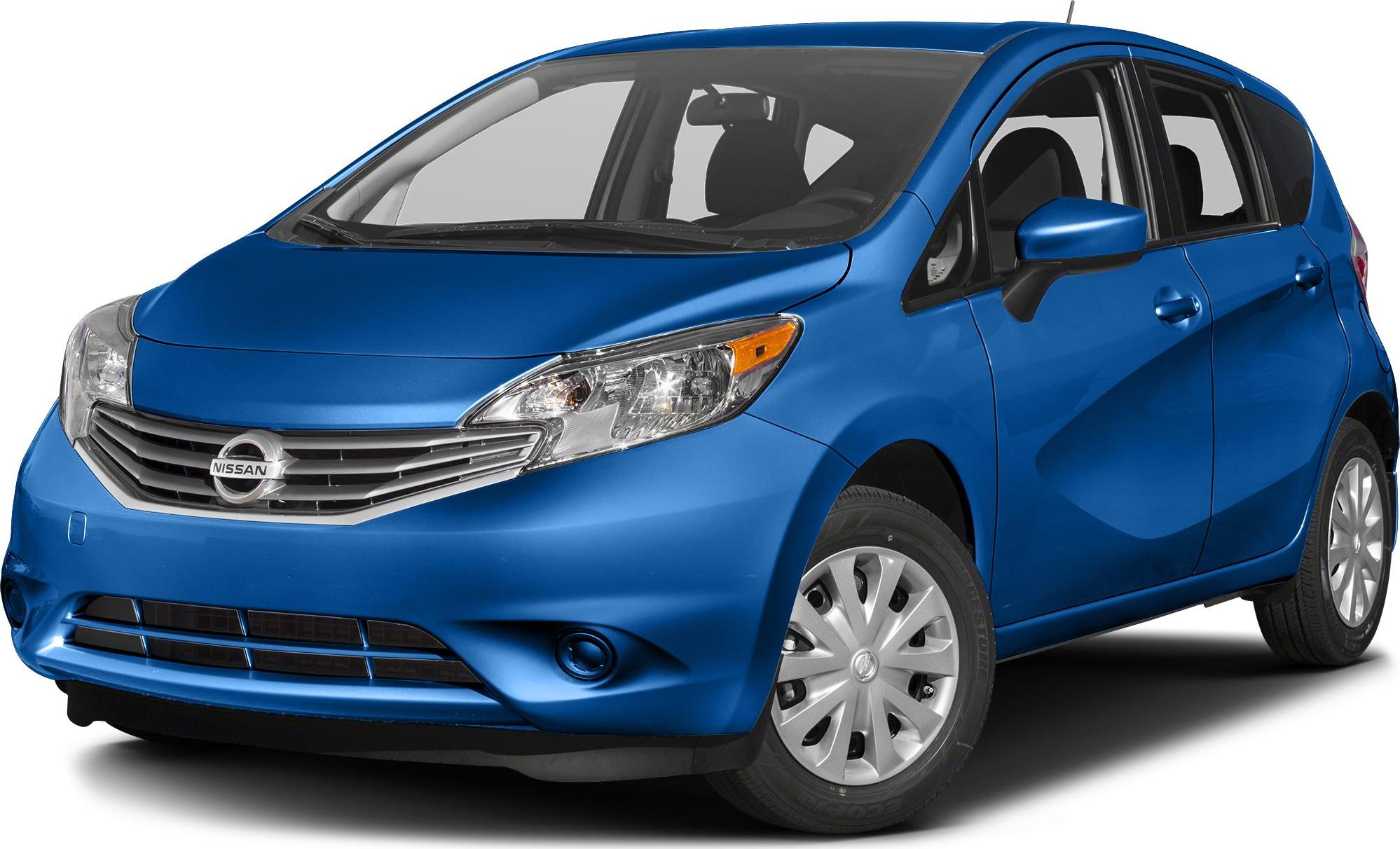 Compact hatchback with sleek headlights and aerodynamic grille