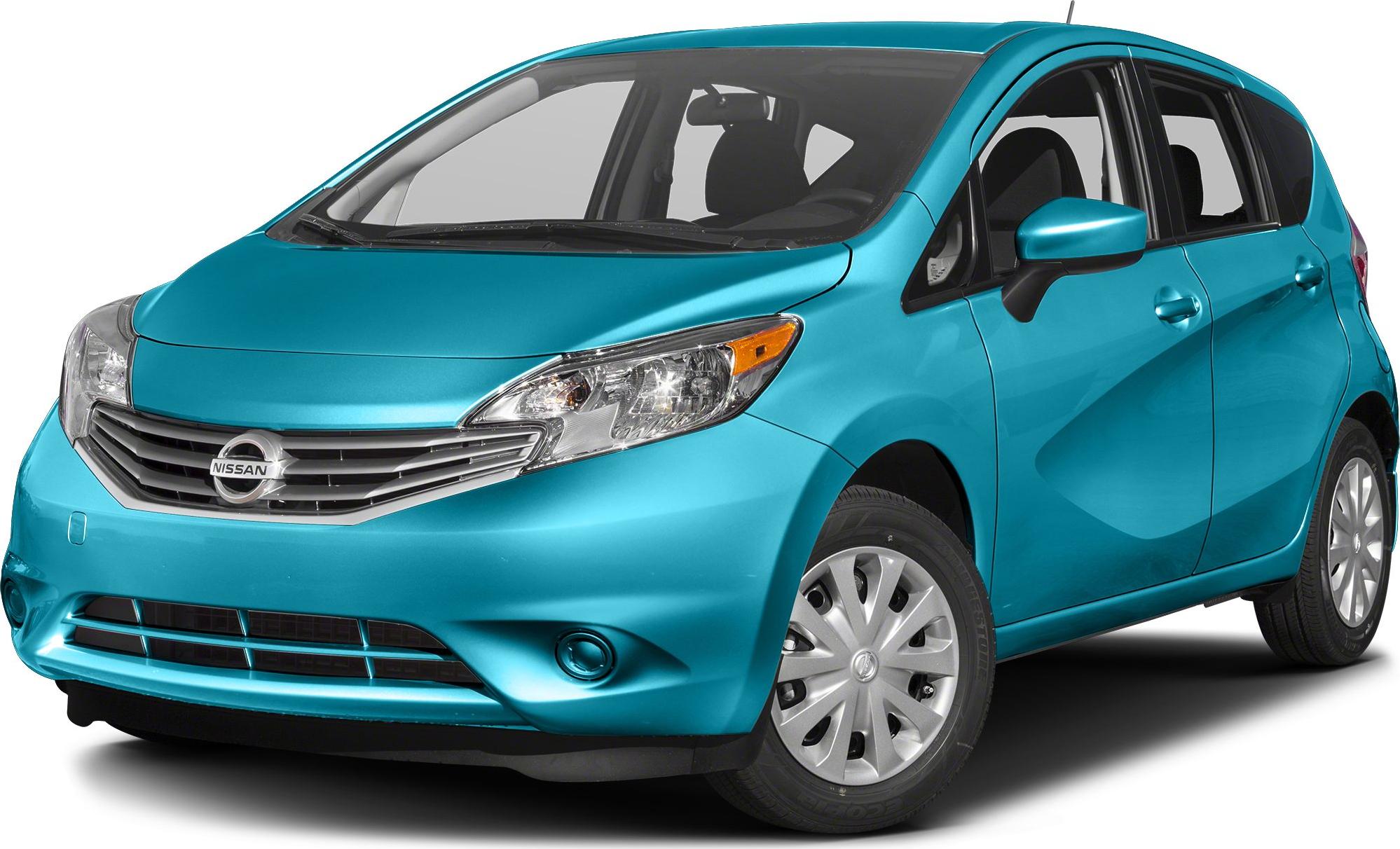 Compact hatchback front side with clear headlights and grille