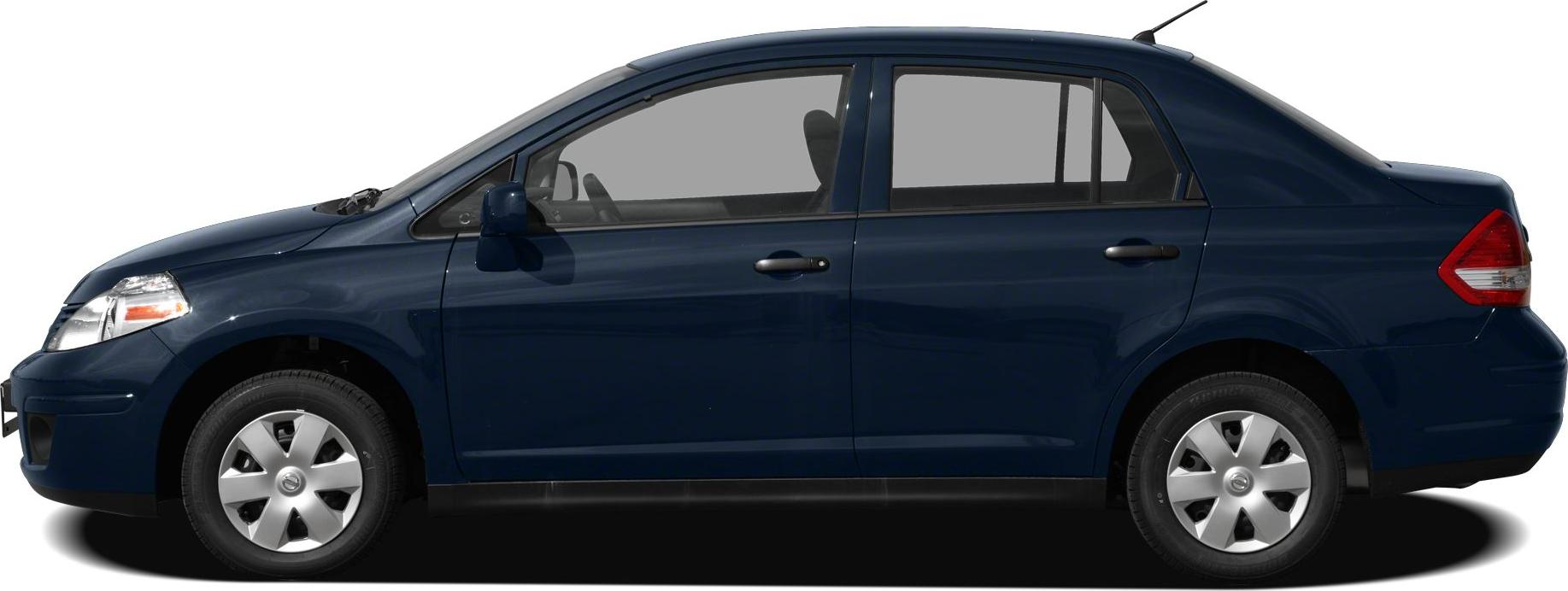 Side profile of a mid-2000s compact sedan with alloy wheels