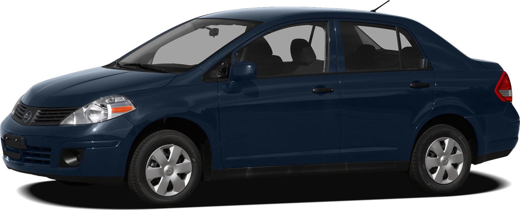 Front-side profile of compact four-door sedan with clear headlight and wheel cover