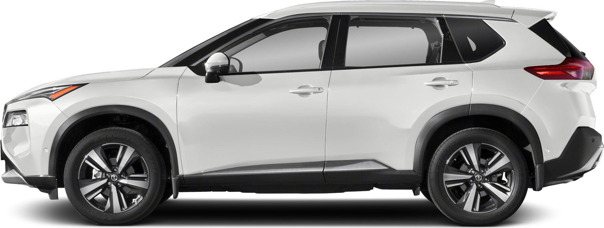 Side profile with alloy wheels and tinted windows