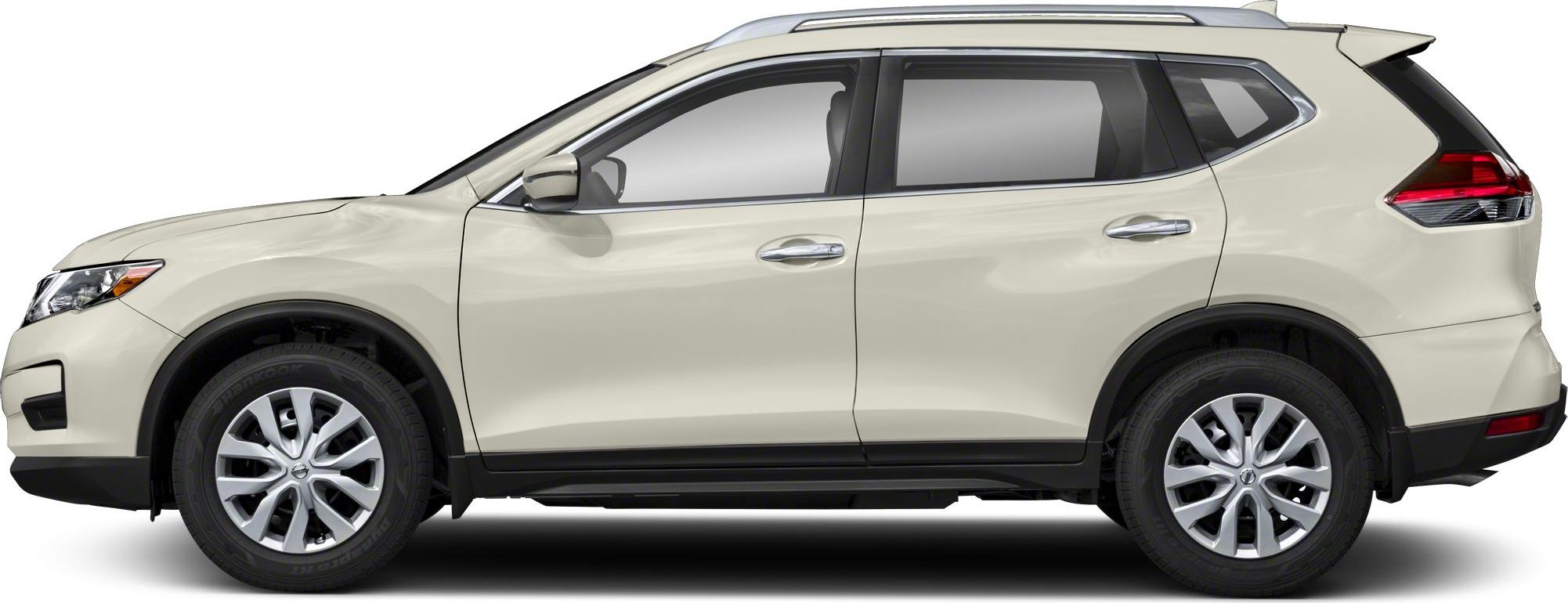 Side profile of mid-size SUV with alloy wheels and roof rails