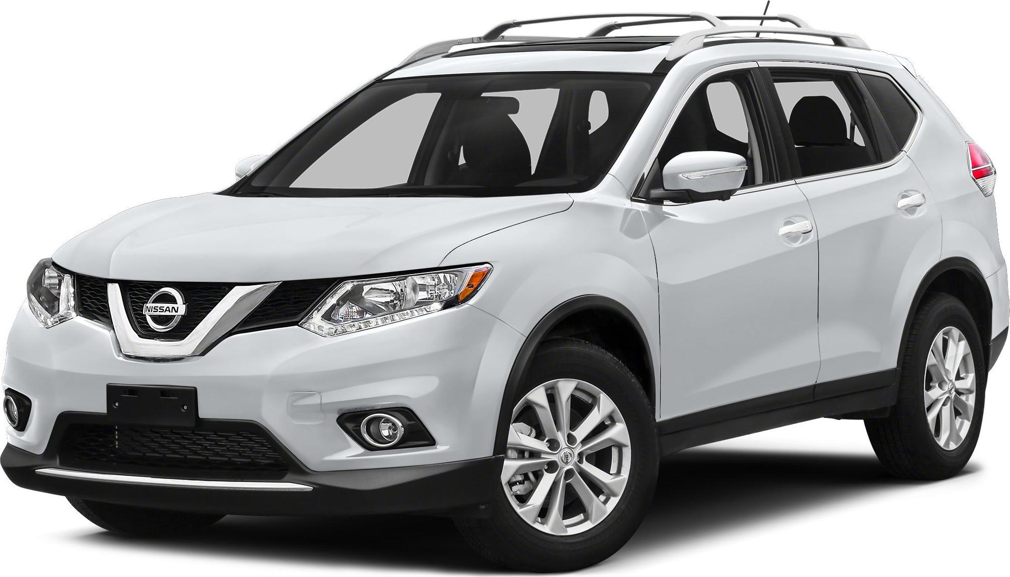 Front three-quarter view of white crossover SUV with roof rails
