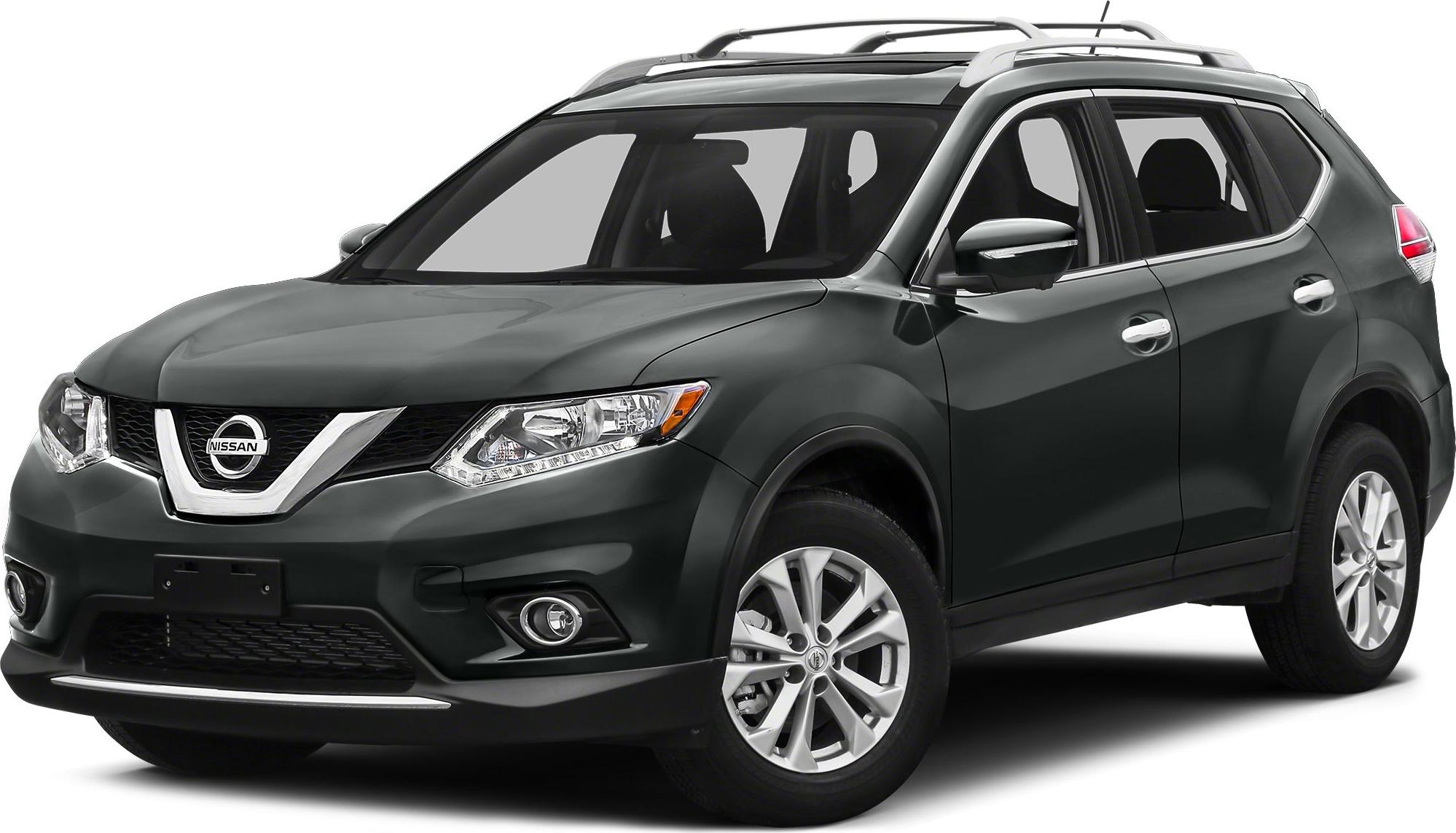 Front side view of SUV with roof rails and alloy wheels