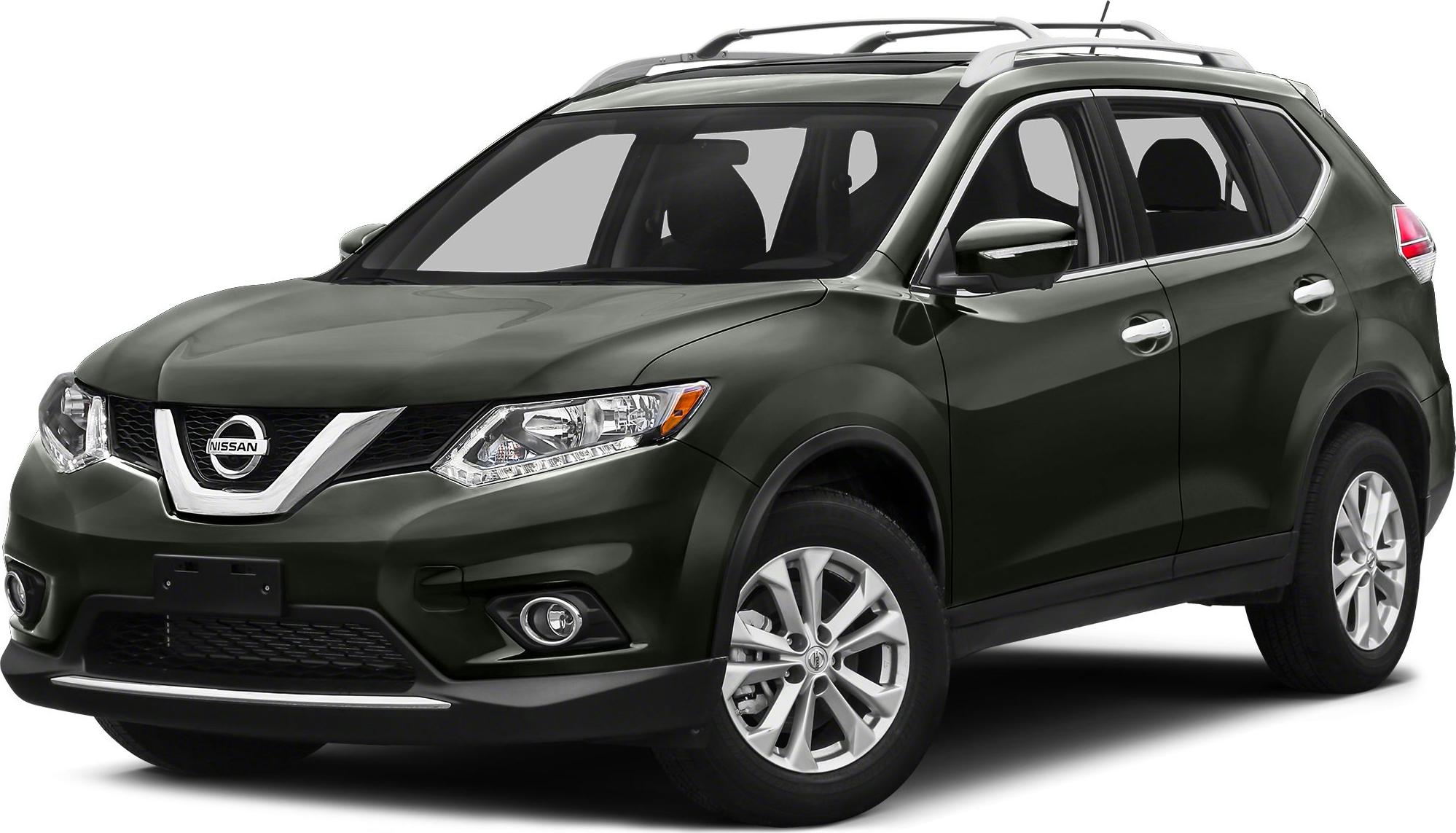 Front-side view of a mid-size SUV with roof rails and alloy wheels