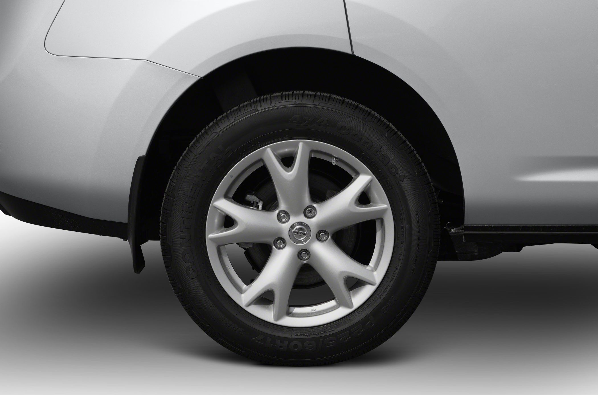 Alloy wheel and tire close-up with tire branding visible
