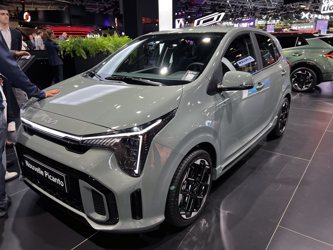 Compact hatchback with LED headlights and sporty alloy wheels