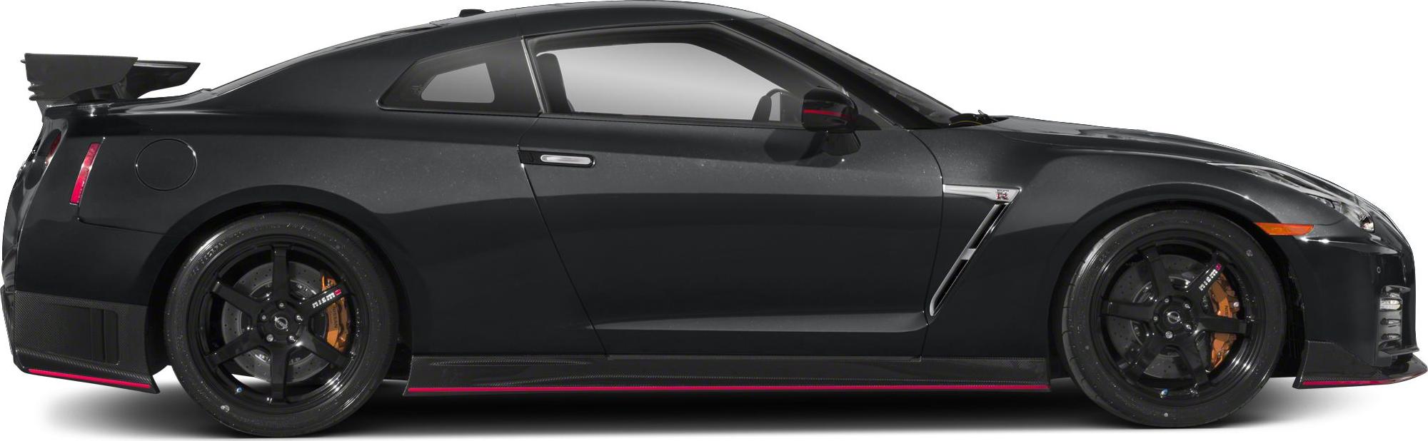 Side profile with aerodynamic spoiler and black alloy wheels