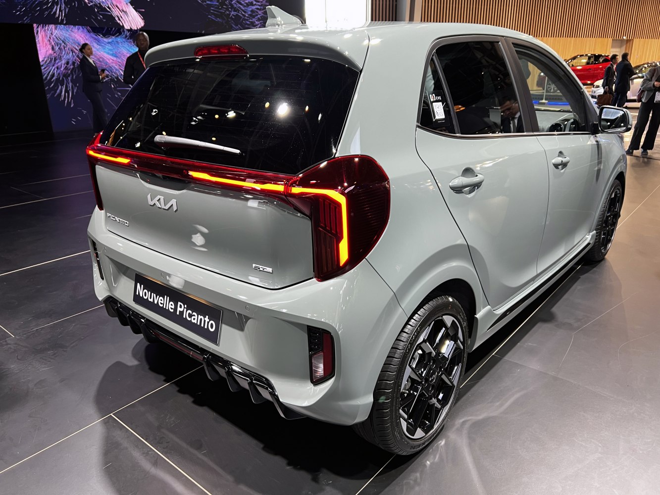 Rear design with LED tail lights and sporty bumper