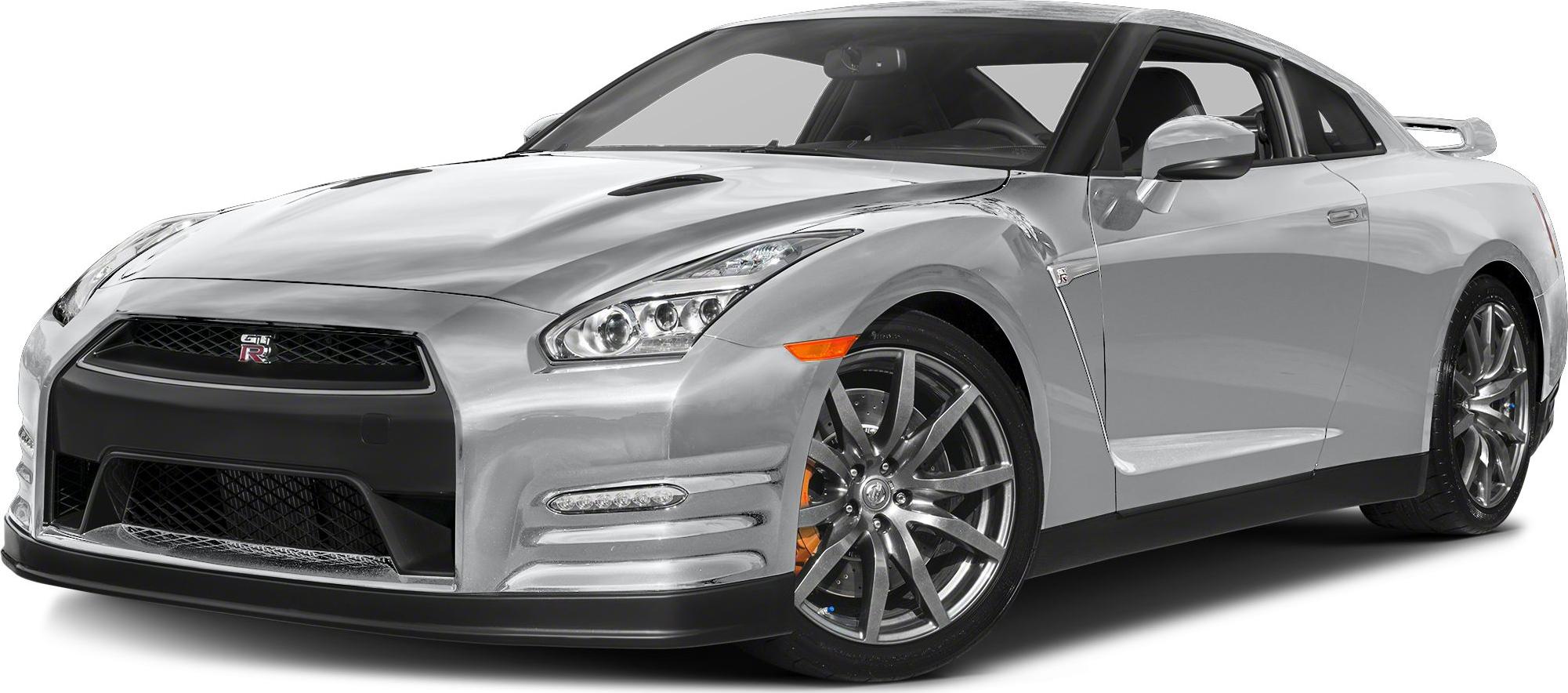 Silver sports car front three-quarter view with prominent grille and alloy wheels