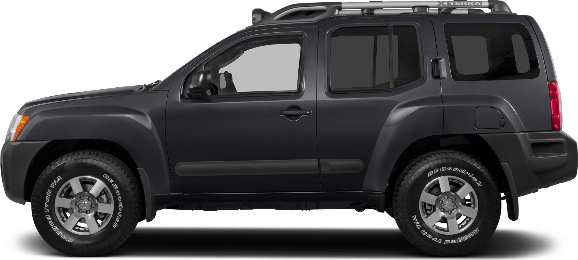 Side profile with roof rack and rugged off-road tires