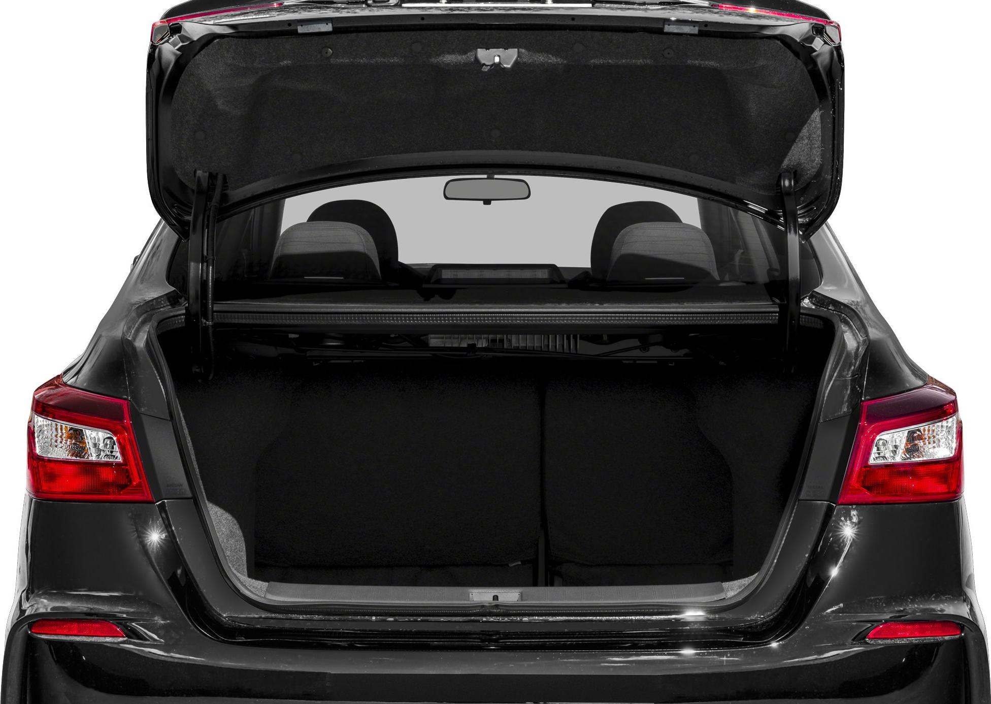 Open trunk with spacious, well-lit interior and visible rear seats.