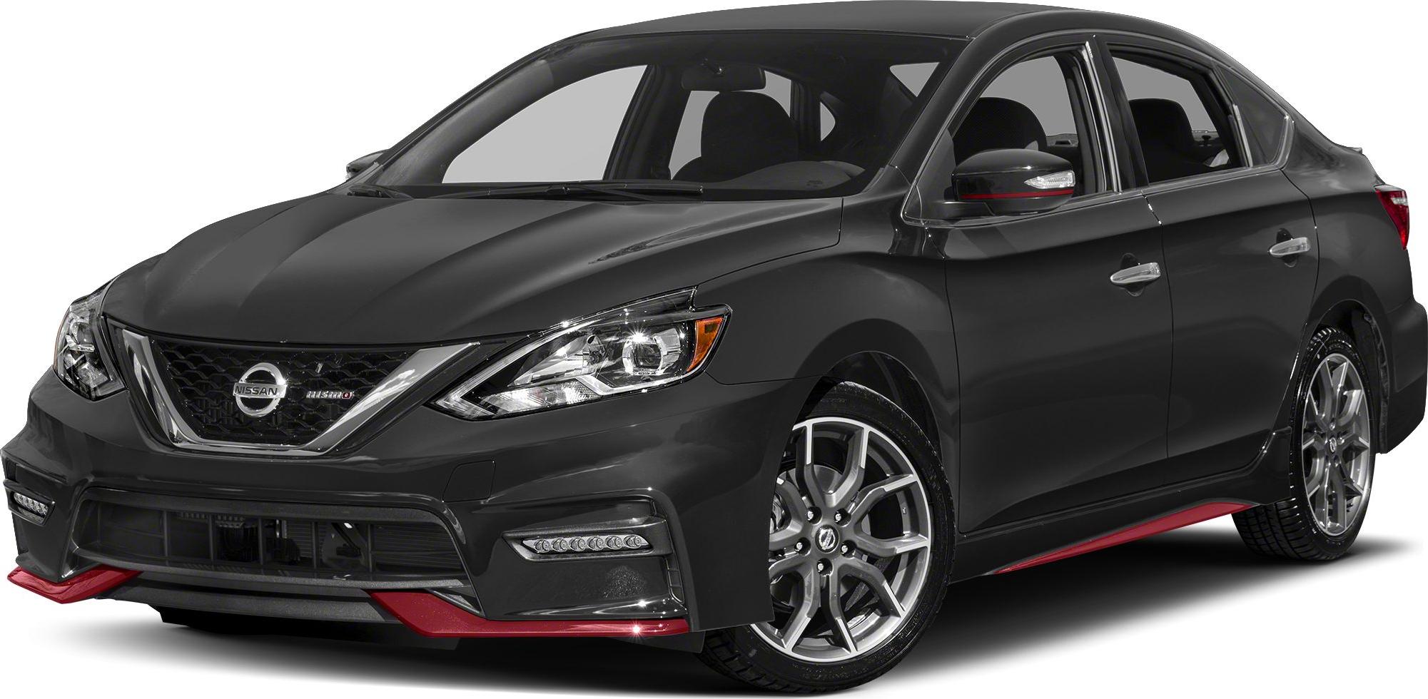 Front three-quarter view of sporty sedan with alloy wheels