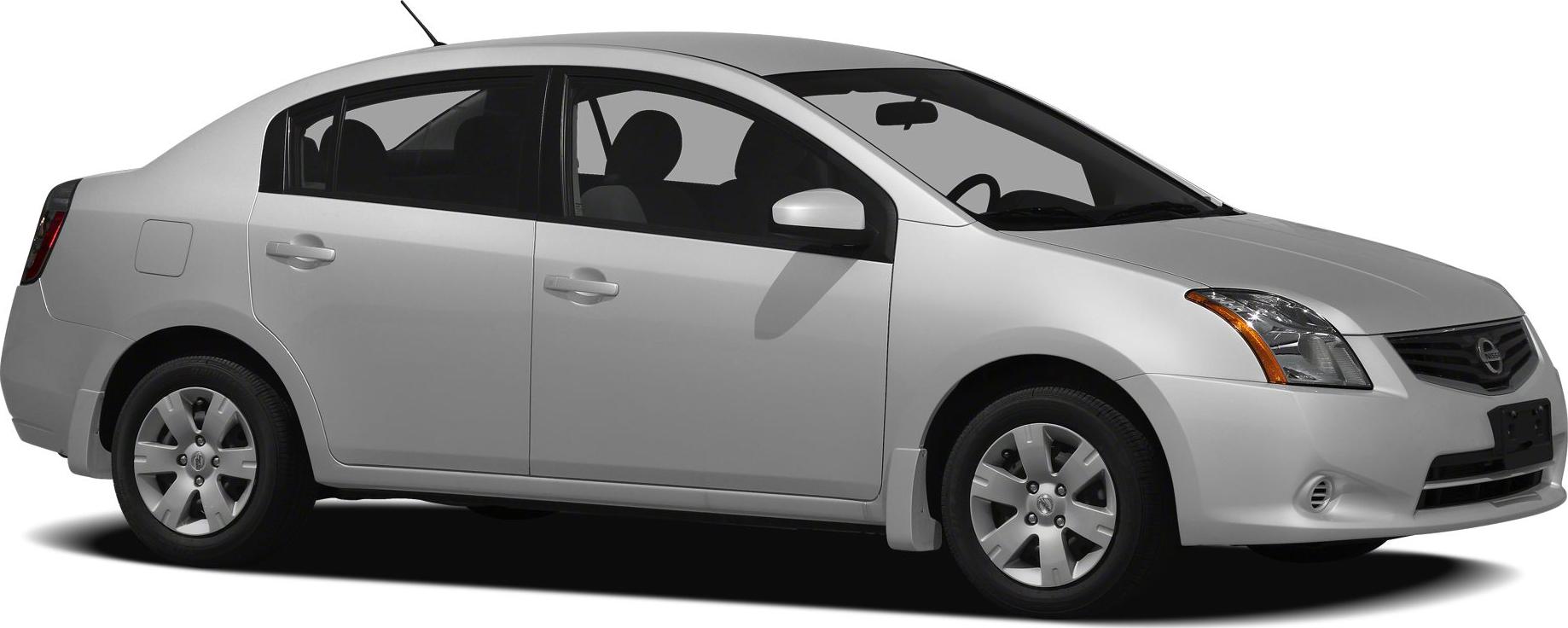 Silver compact sedan side profile with visible doors and wheels