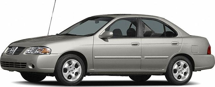 Silver sedan side profile with alloy wheels and compact design