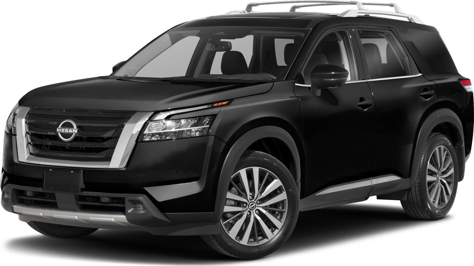 Front angle view of SUV with LED headlights and bold grille