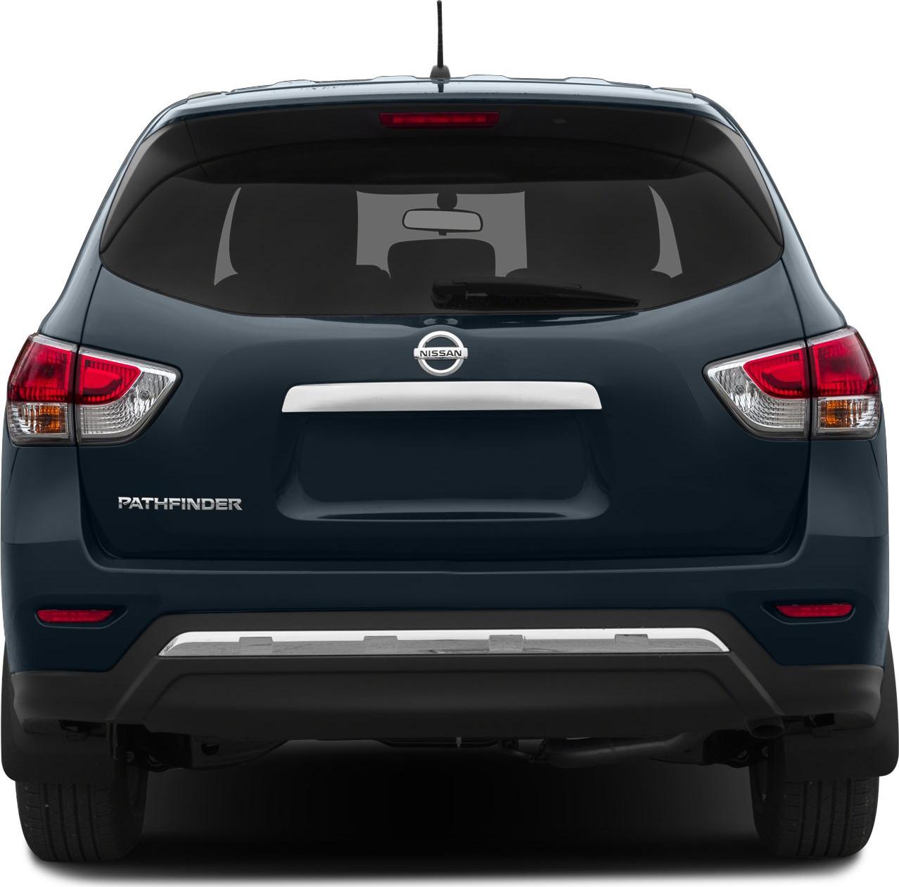 Rear end featuring tail lights, badge, rear windshield, and bumper.